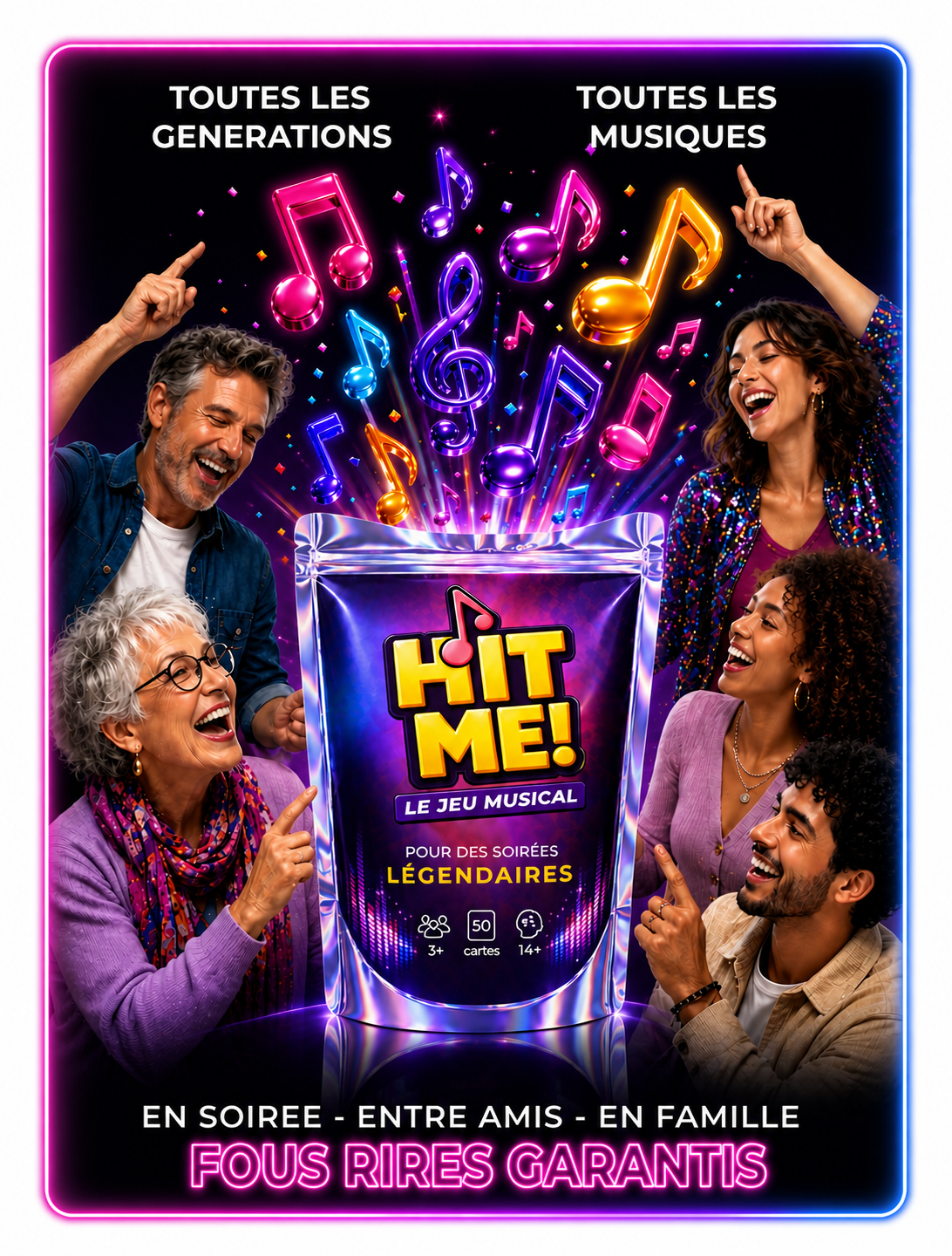 Jeu musical HIT ME pour toutes les générations et toutes les musiques